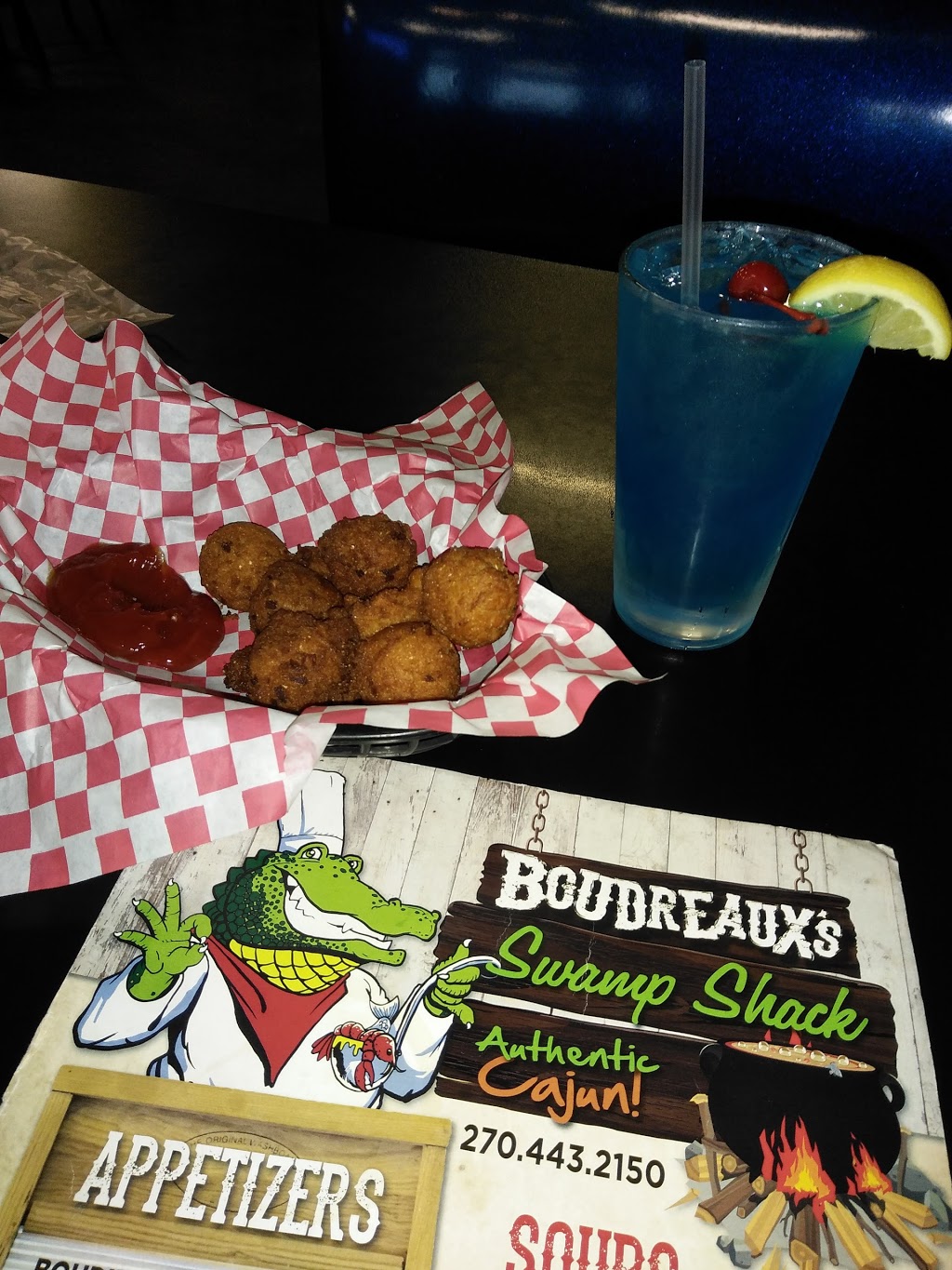 Boudreauxs Swamp Shack | restaurant | 3179-3299 Old Husbands Rd, Paducah, KY 42003, USA | 2704432150 OR +1 270-443-2150