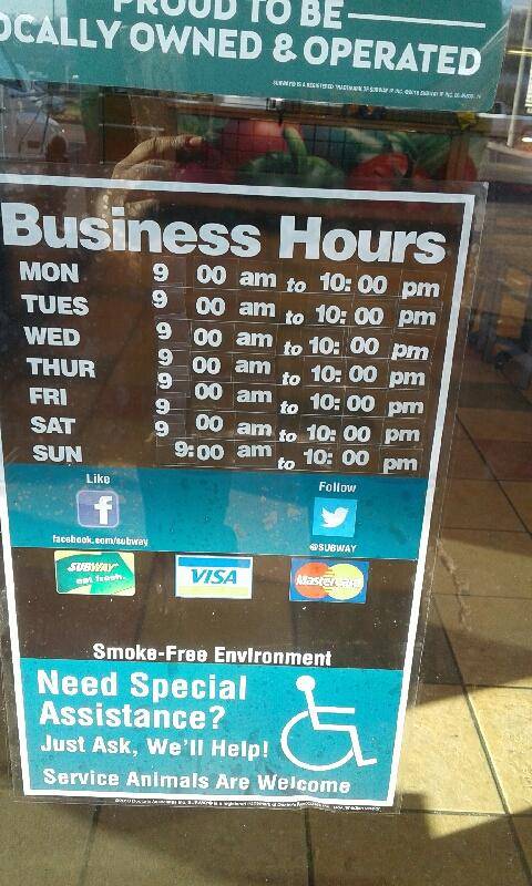 Subway Restaurants | restaurant | 7327 Kingston Pike, Knoxville, TN 37919, USA | 8655843894 OR +1 865-584-3894