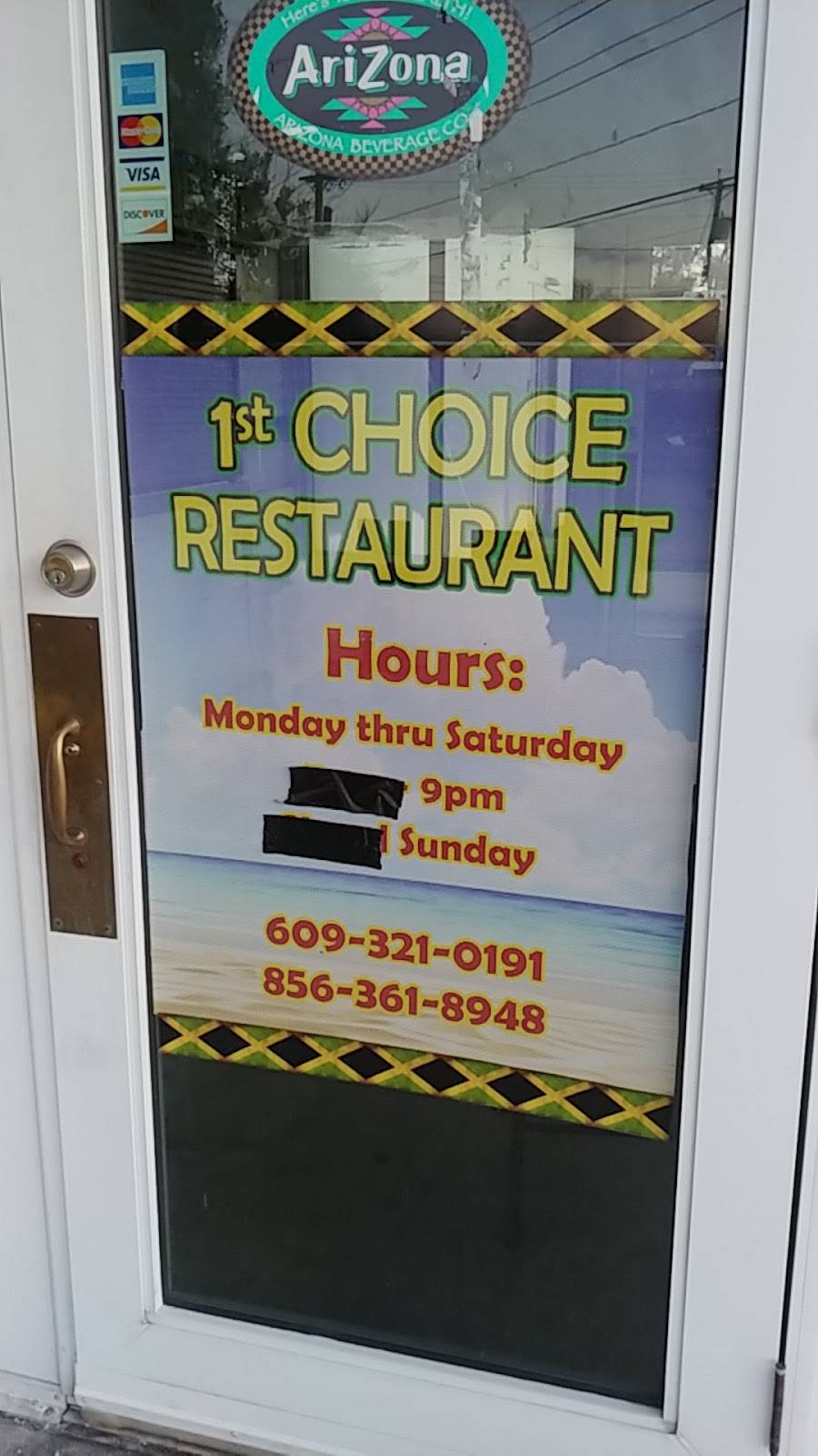 First Choice Restaurant | restaurant | 600 John F Kennedy Way A, Willingboro, NJ 08046, USA | 6098771022 OR +1 609-877-1022