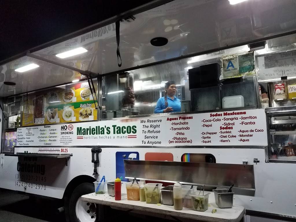 Mariella’s Tacos | restaurant | 5220 W 102nd St, Los Angeles, CA 90045, USA | 3108003647 OR +1 310-800-3647