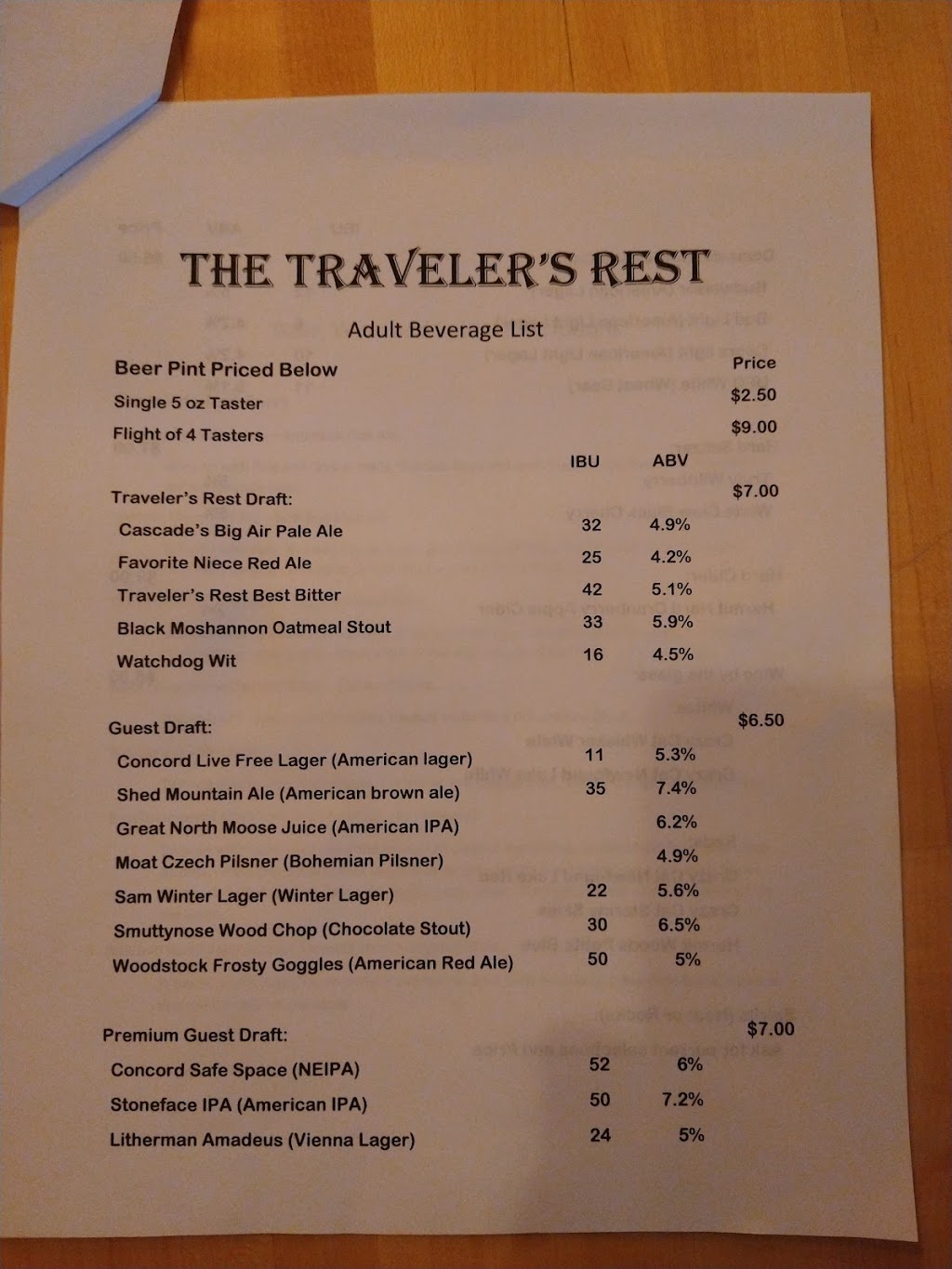 The Travelers Rest Brewpub | restaurant | 22 Hemp Hill Rd, Bristol, NH 03222, USA | 6034554477 OR +1 603-455-4477