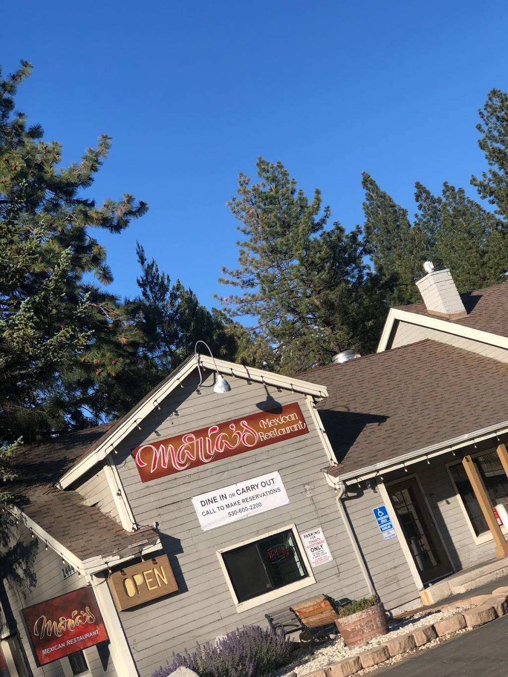 Marias Mexican Restaurant | restaurant | 2494 Lake Tahoe Blvd #1, South Lake Tahoe, CA 96150, USA | 5306002200 OR +1 530-600-2200