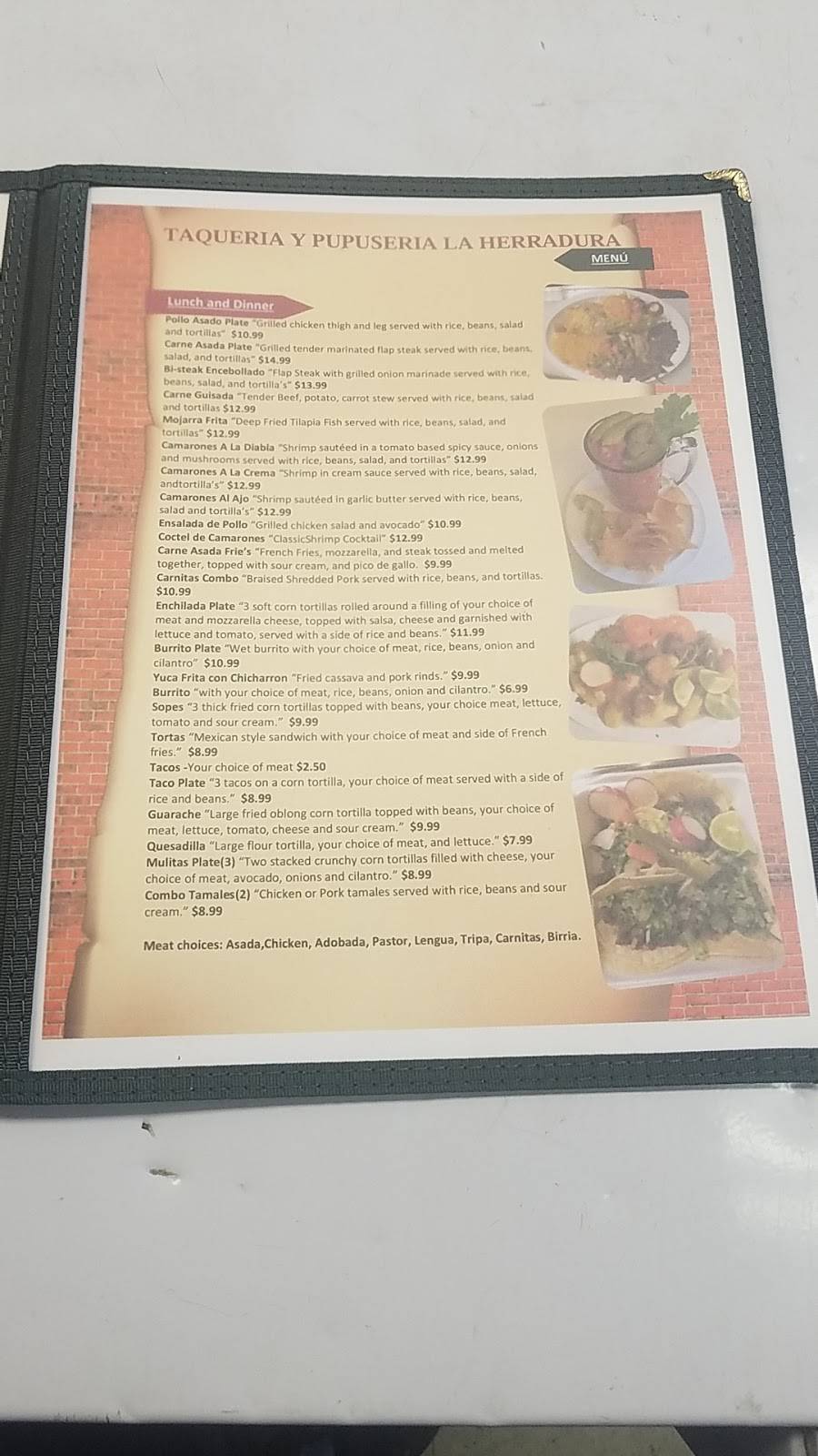 Taqueria Y Pupuseria La Herradura "lakewood" | restaurant | 11109 Pacific Hwy SW, Lakewood, WA 98499, USA | 2532123305 OR +1 253-212-3305