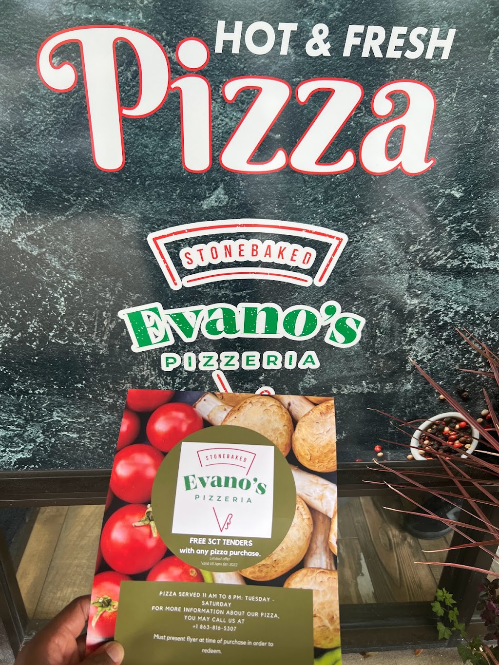 Evano’s Pizzeria | meal takeaway | 6617 N Socrum Loop Rd, Lakeland, FL 33809, USA | 8638165307 OR +1 863-816-5307
