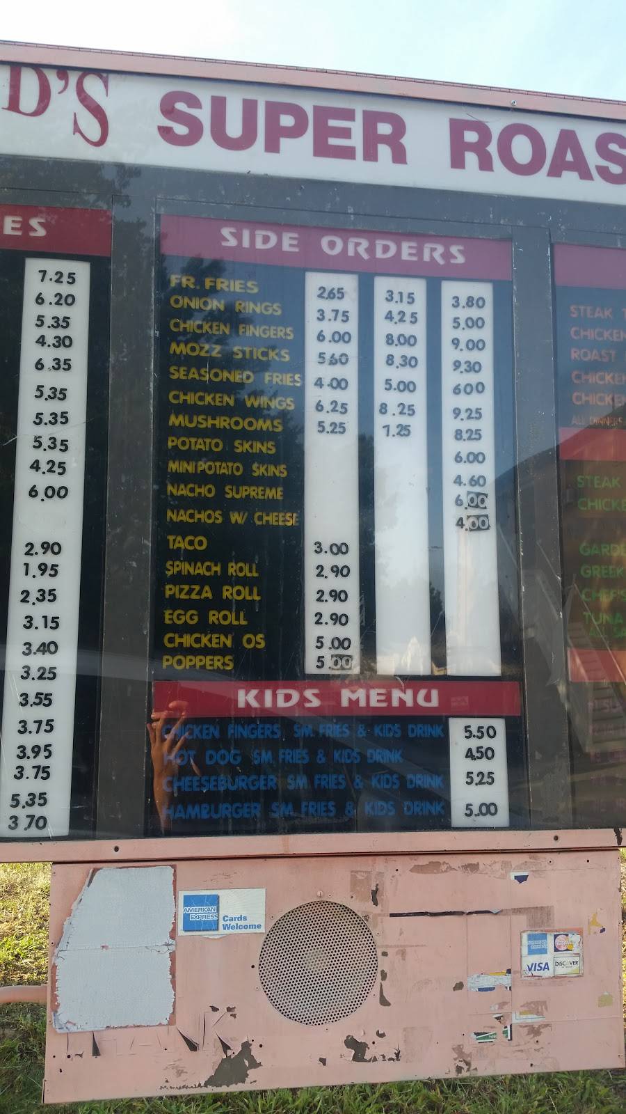 Simards Super Roast Beef | restaurant | 279 Main St, Wilmington, MA 01887, USA | 9786589331 OR +1 978-658-9331