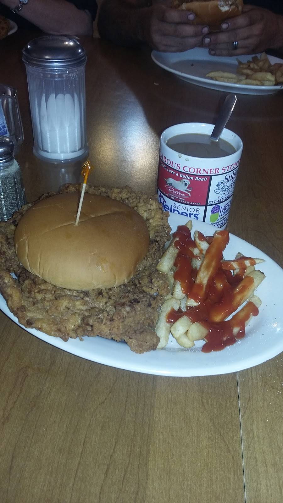 Carols Corner Stone Cafe | restaurant | 301 E Main St, Greenfield, IN 46140, USA | 3174679014 OR +1 317-467-9014