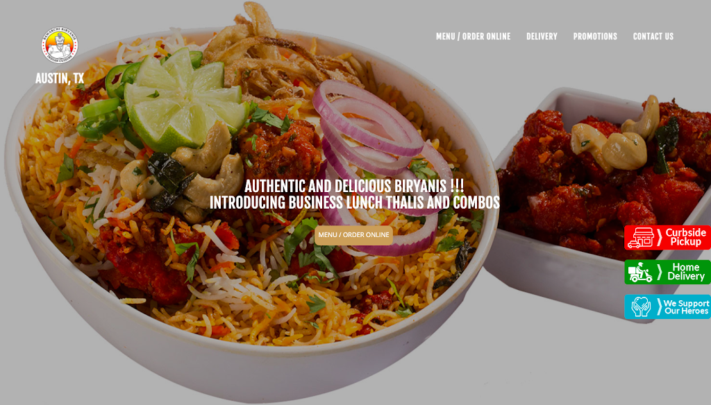 Bawarchi | restaurant | 17, Austin, TX 78729, USA | 7746132820 OR +1 774-613-2820
