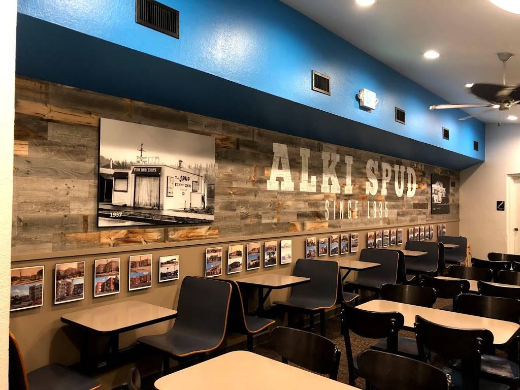 Alki Spud Fish & Chips | restaurant | 2666 Alki Ave SW, Seattle, WA 98116, USA | 2069380606 OR +1 206-938-0606