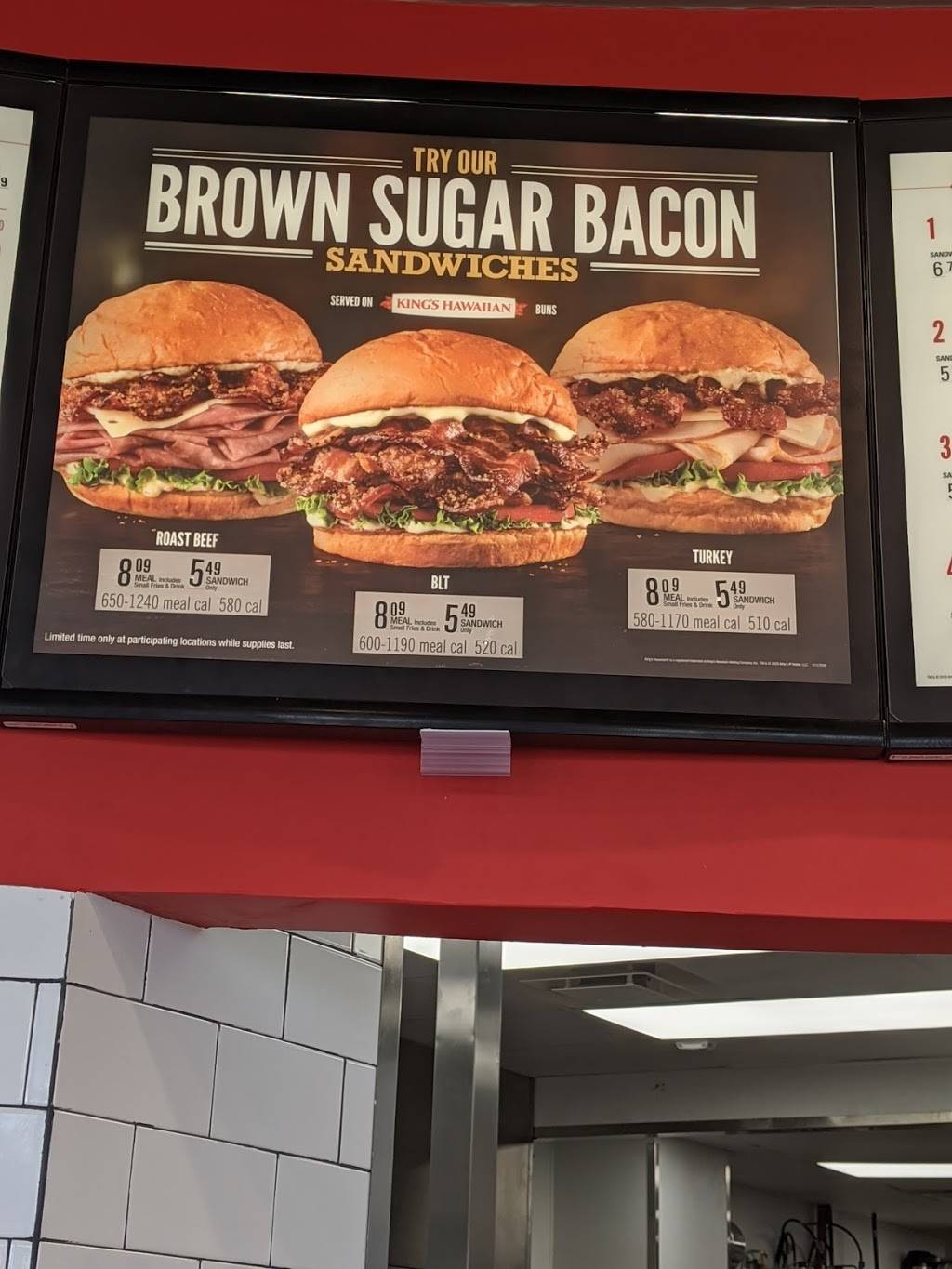 Arbys | meal takeaway | 6490 W Adams Ave, Temple, TX 76502, USA | 2547800770 OR +1 254-780-0770