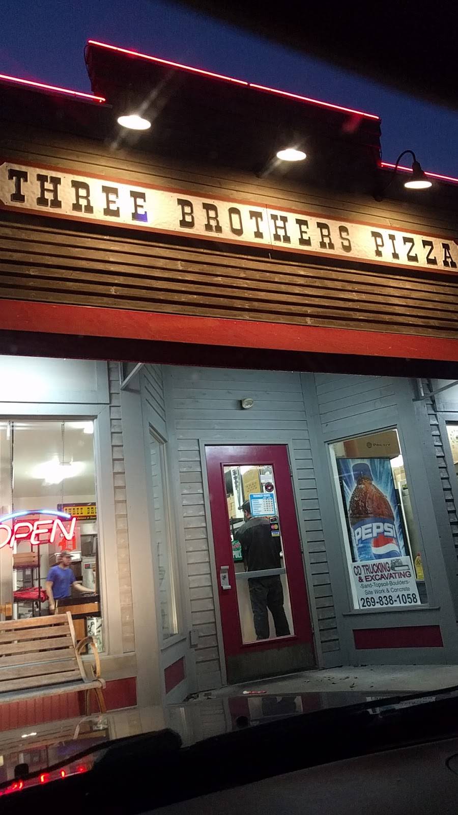 Three Brothers Pizza | restaurant | 418 S Broadway St, Middleville, MI 49333, USA | 2697955150 OR +1 269-795-5150