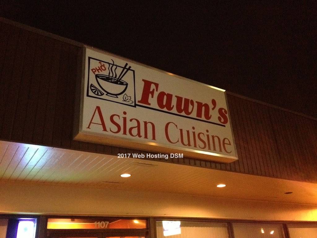 Fawns Asian Cuisine | restaurant | 1107 E University Ave, Des Moines, IA 50316, USA | 5152660664 OR +1 515-266-0664