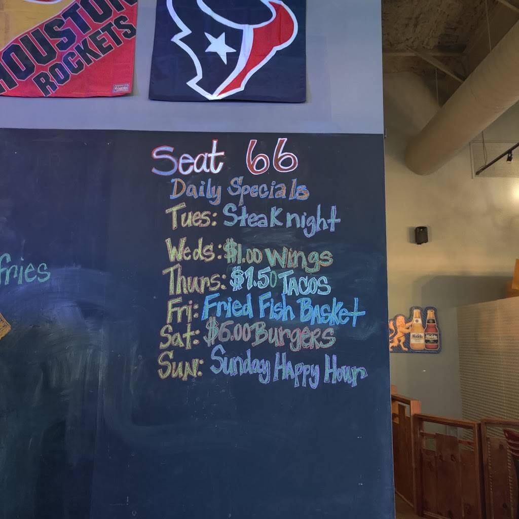 Seat 6ixty 6ix | restaurant | 4830 Hwy 6 N A, Houston, TX 77084, USA | 8329066859 OR +1 832-906-6859