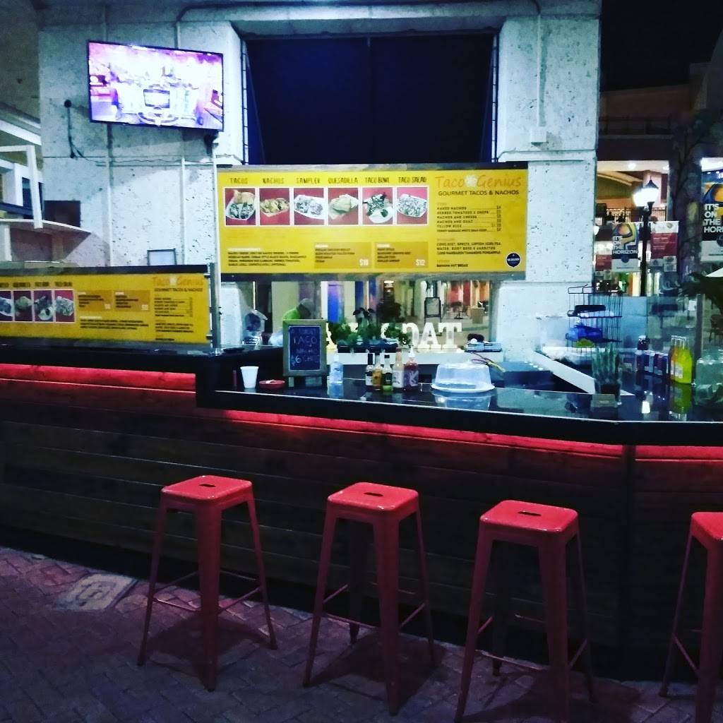 Taco Genius | restaurant | 5701 Sunset Dr(inside sunset place mall 1st floor across from tea and poets, South Miami, FL 33143, USA | 7866717914 OR +1 786-671-7914