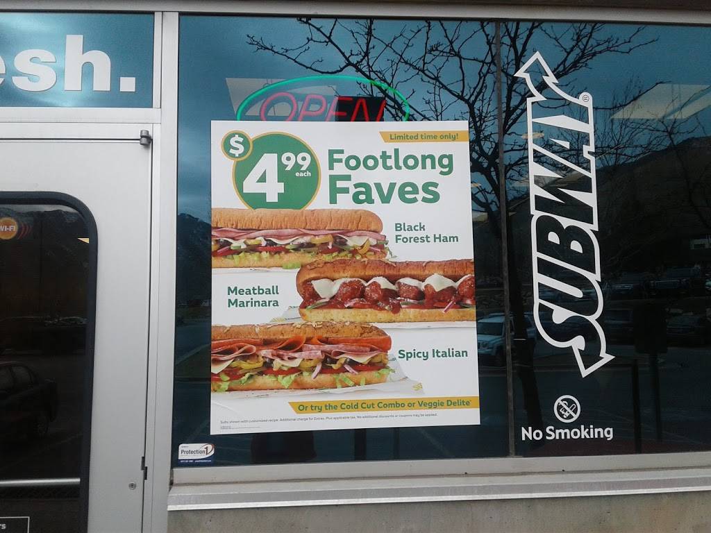 Subway | meal takeaway | 675 Arapeen Dr Suite 105, Salt Lake City, UT 84108, USA | 8015353862 OR +1 801-535-3862