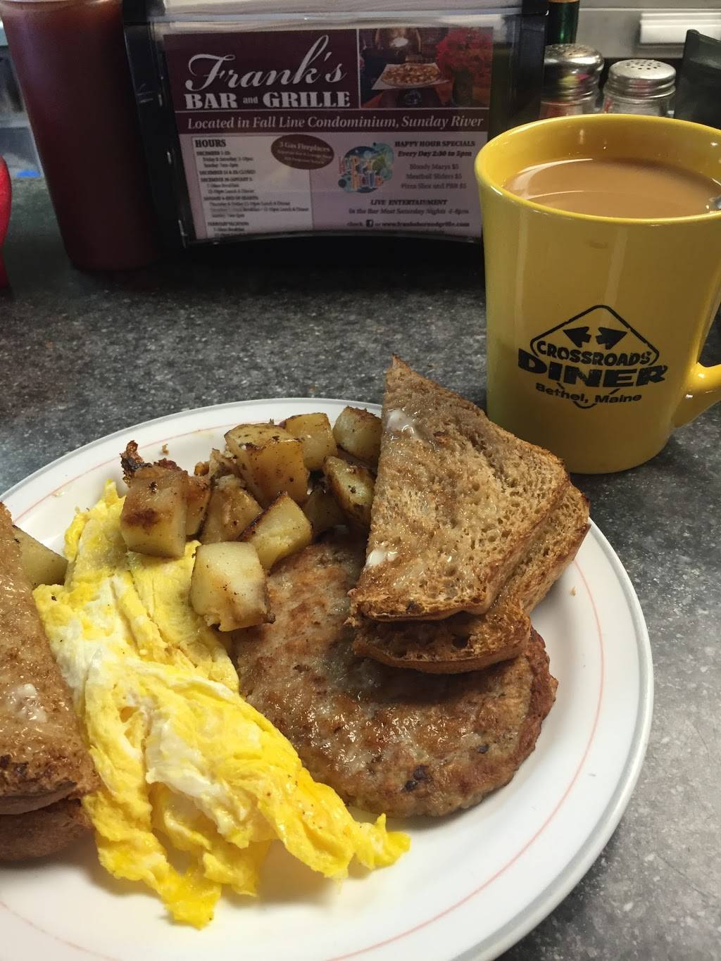 Crossroads Diner | restaurant | 24 Mayville Rd, Bethel, ME 04217, USA | 2078243673 OR +1 207-824-3673