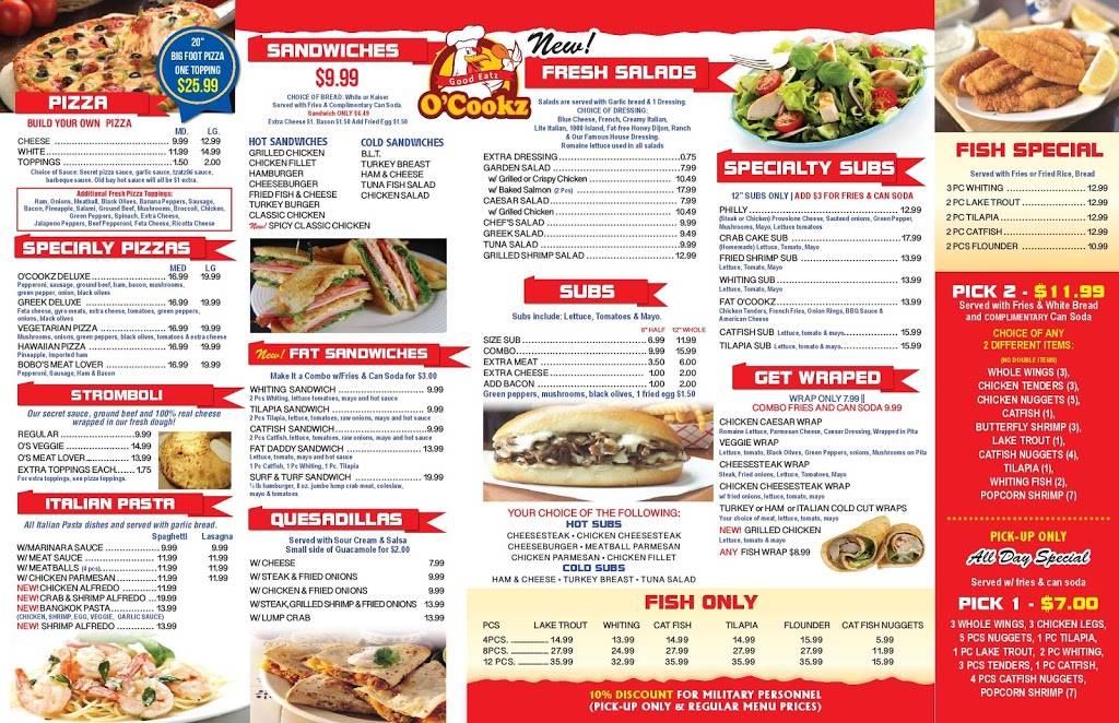 ocookz | restaurant | 35 Yost Pl, Seat Pleasant, MD 20743, USA | 2405631895 OR +1 240-563-1895