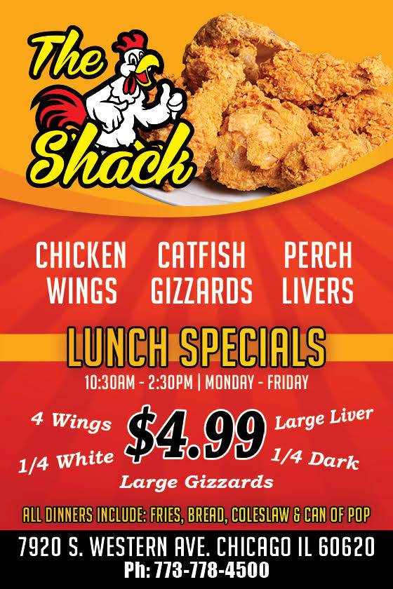The Chicken Shack | restaurant | 7920 S Western Ave, Chicago, IL 60620, USA | 7737784500 OR +1 773-778-4500