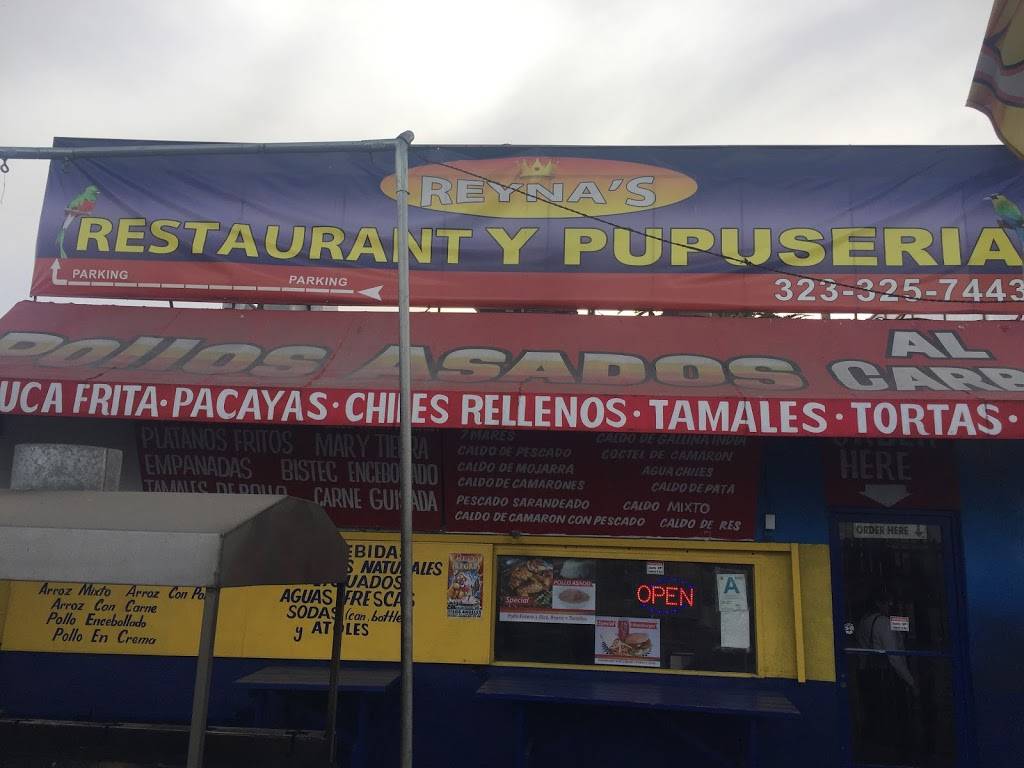 Reynas Restaurant y pupuseria | restaurant | 1682 E Vernon Ave, Los Angeles, CA 90011, USA | 3233257443 OR +1 323-325-7443