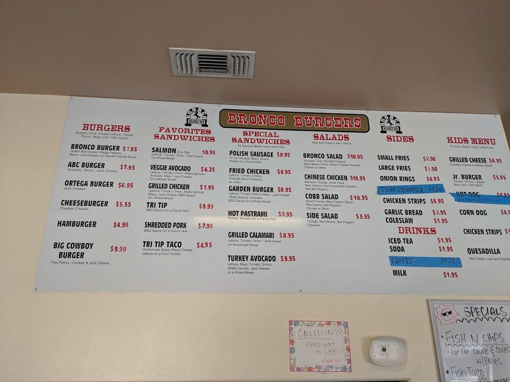 Bronco Burger | restaurant | 1925 Golden Hill Rd #300, Paso Robles, CA 93446, USA | 8052371232 OR +1 805-237-1232