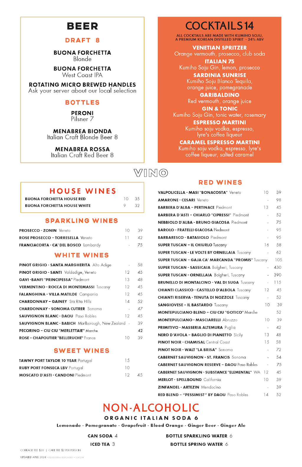 Buona Forchetta Newport Beach | restaurant | 2280 Newport Blvd #104, Newport Beach, CA 92663, USA | 9492876139 OR +1 949-287-6139