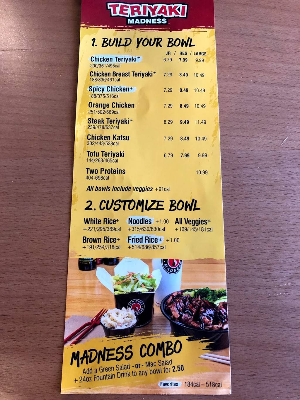 Teriyaki Madness - White Oak Crossing | restaurant | 160 Shenstone Blvd, Garner, NC 27529, USA | 9198034009 OR +1 919-803-4009