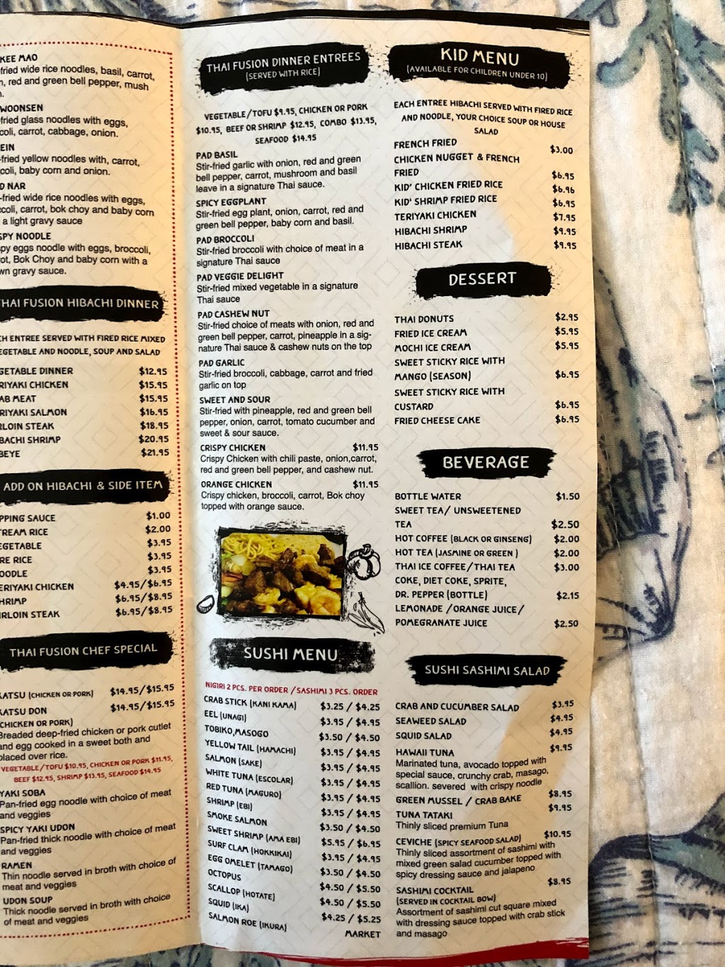 Thai Fusion | restaurant | 5369 US-90, Mobile, AL 36619, USA | 2512877455 OR +1 251-287-7455