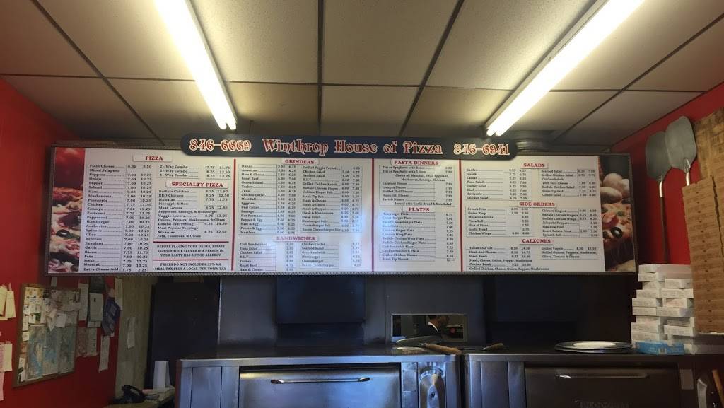 Winthrop House of Pizza | restaurant | 48 Revere St, Winthrop, MA 02152, USA | 6178466669 OR +1 617-846-6669