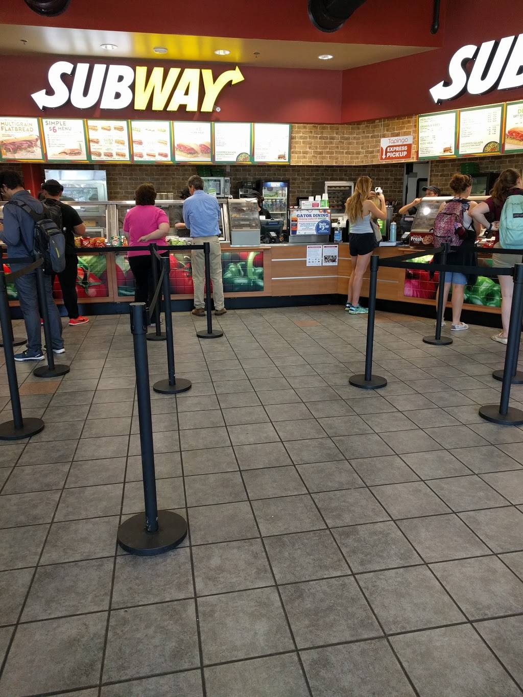 Subway | restaurant | Turlington Hall, 330 Newell Dr, Gainesville, FL 32603, USA | 3522734922 OR +1 352-273-4922
