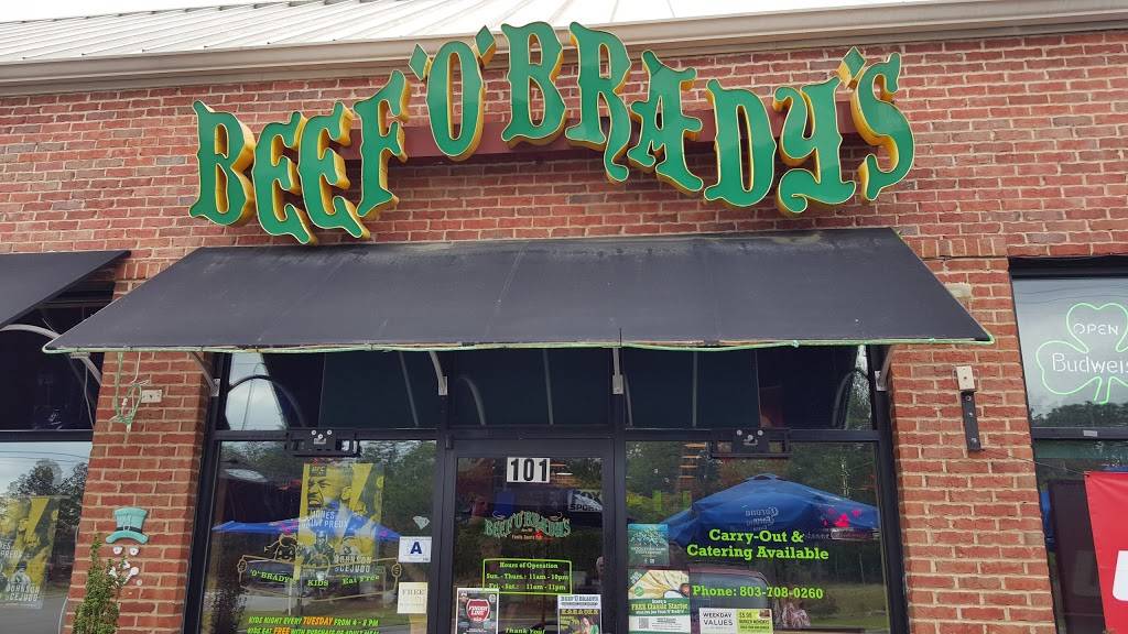 Beef O Bradys | restaurant | 4561 HardScrabble Rd, Columbia, SC 29229, USA | 8037080260 OR +1 803-708-0260