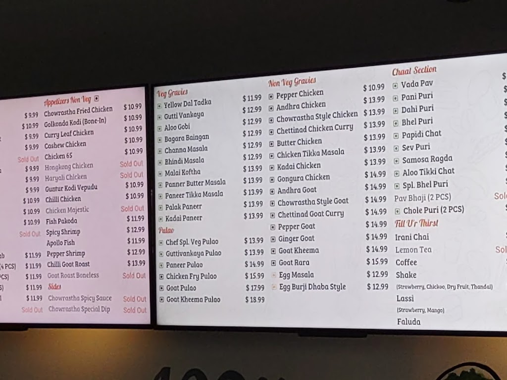 Chowrastha - Indian Eatery | restaurant | 274 Daniel Webster Hwy, Nashua, NH 03060, USA | 6037220770 OR +1 603-722-0770