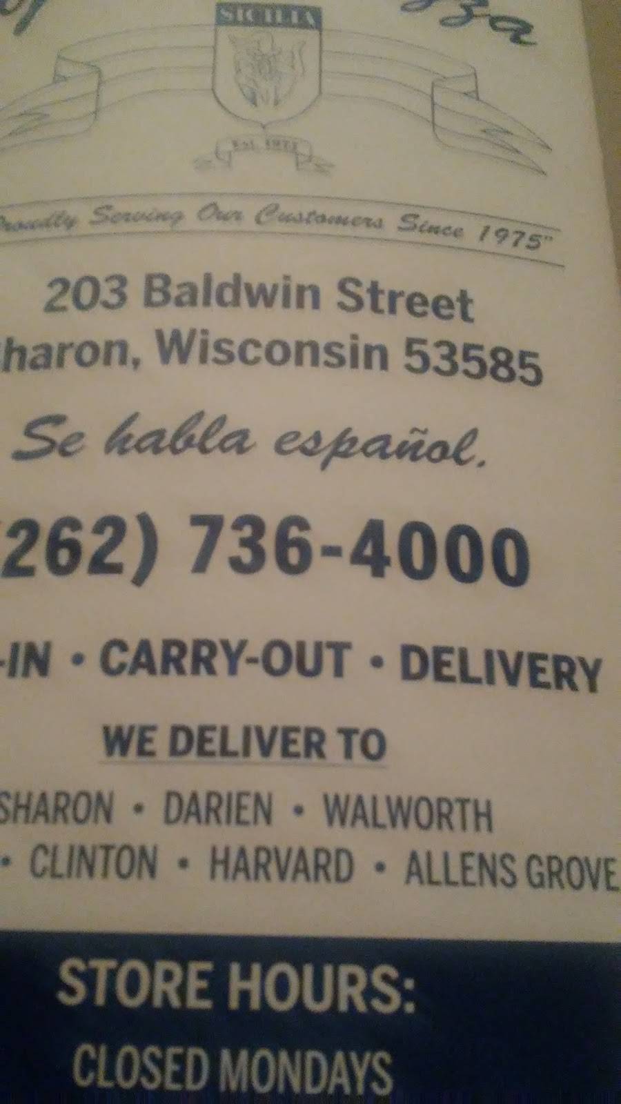 Genoa Pizza | restaurant | 203 Baldwin St, Sharon, WI 53585, USA | 2627364000 OR +1 262-736-4000