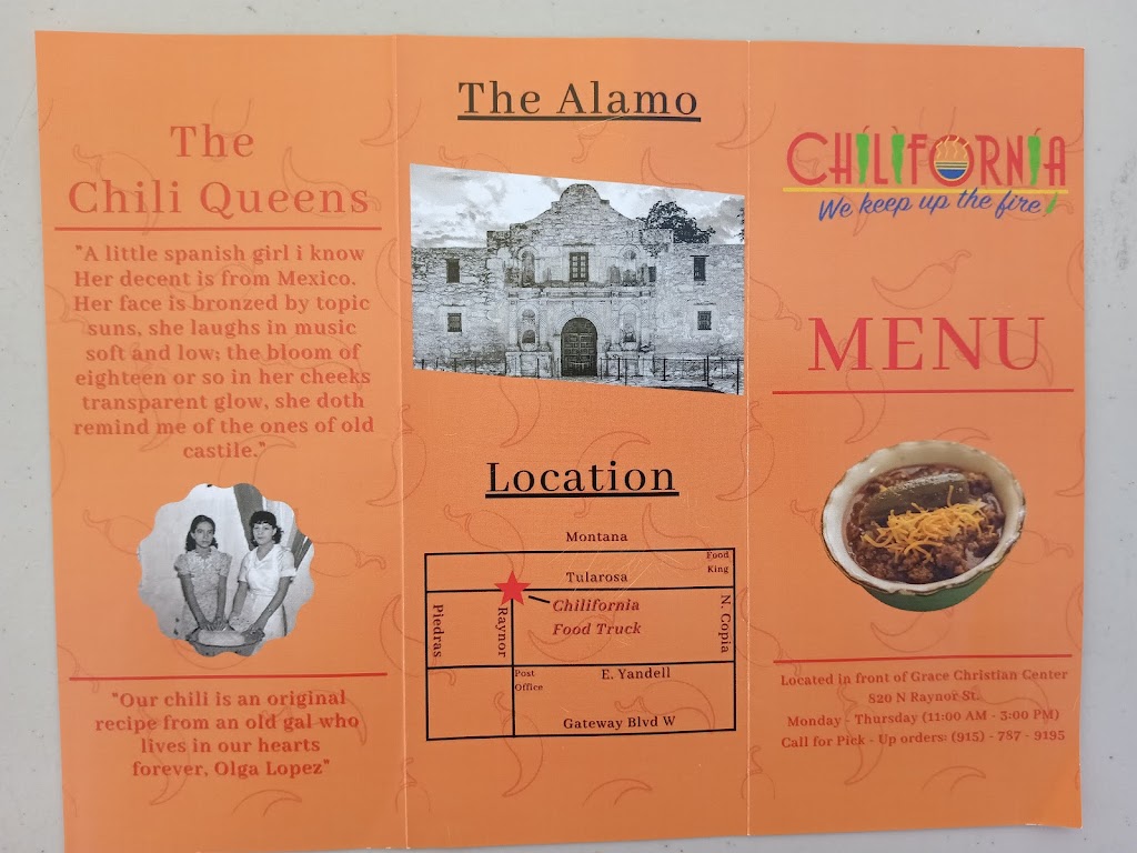 Chilifornia | restaurant | 1212 N Copia St, El Paso, TX 79903, USA | 9157879195 OR +1 915-787-9195