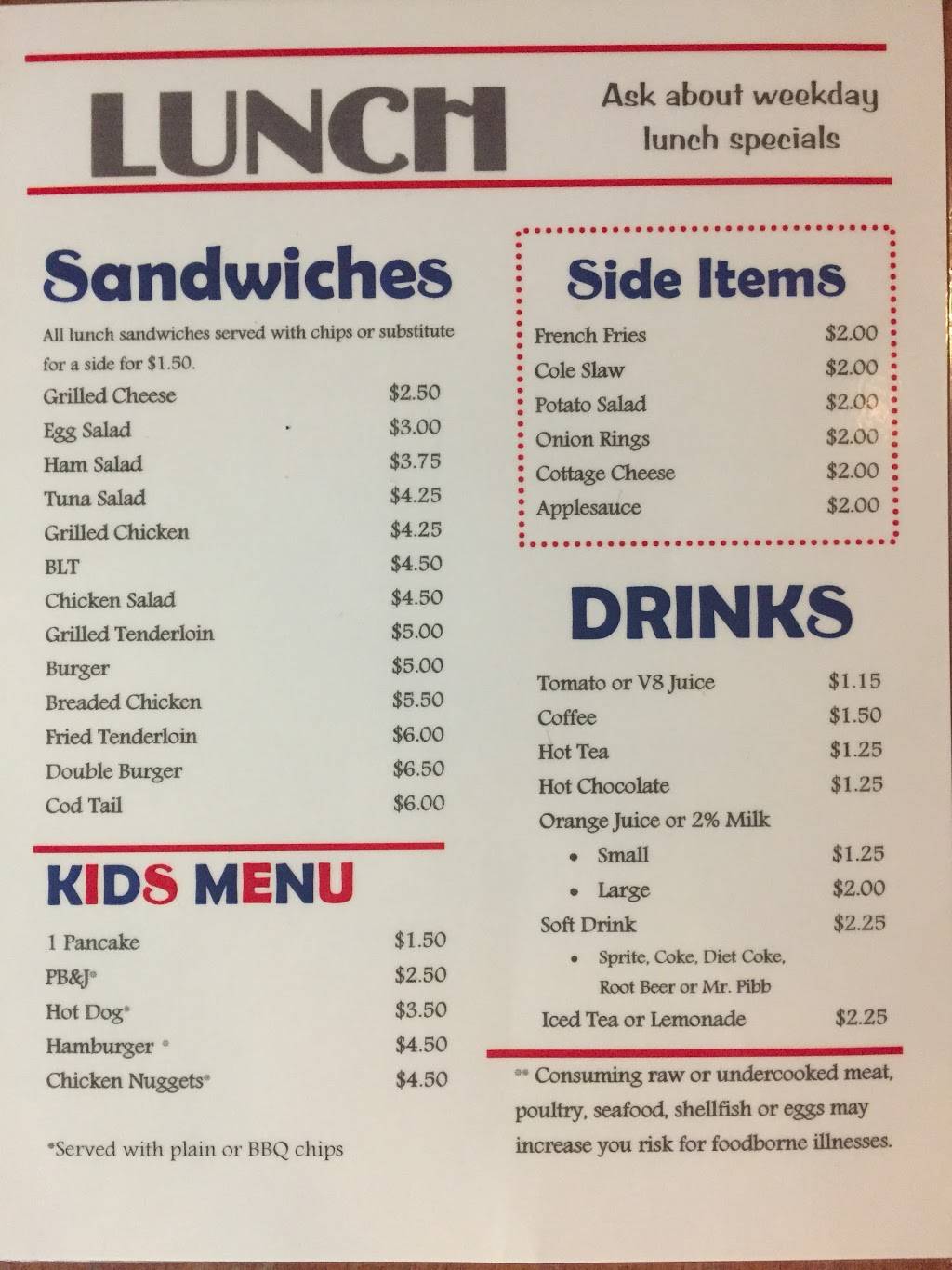 AJs Main Street Diner | restaurant | 4323, 1600 E Main St, Richmond, IN 47374, USA | 7659353663 OR +1 765-935-3663