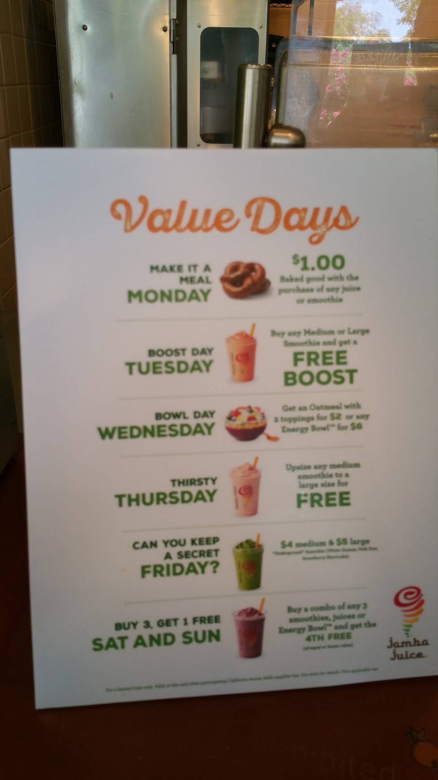 Jamba Juice Vacaville Commons | restaurant | 2091-A Harbison Dr, Vacaville, CA 95687, USA | 7074518403 OR +1 707-451-8403