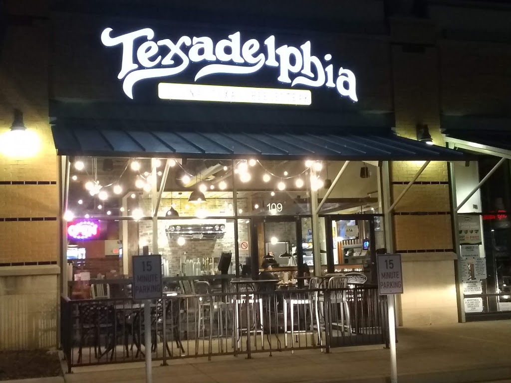 Texadelphia - The Strand | restaurant | 11255 Huebner Rd #109, San Antonio, TX 78230, USA | 2107299001 OR +1 210-729-9001