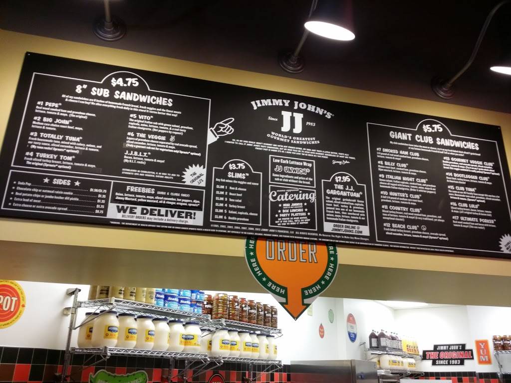 Jimmy Johns | meal delivery | 101 Creekside Crossing Ste. 1400, Brentwood, TN 37027, USA | 6157306249 OR +1 615-730-6249