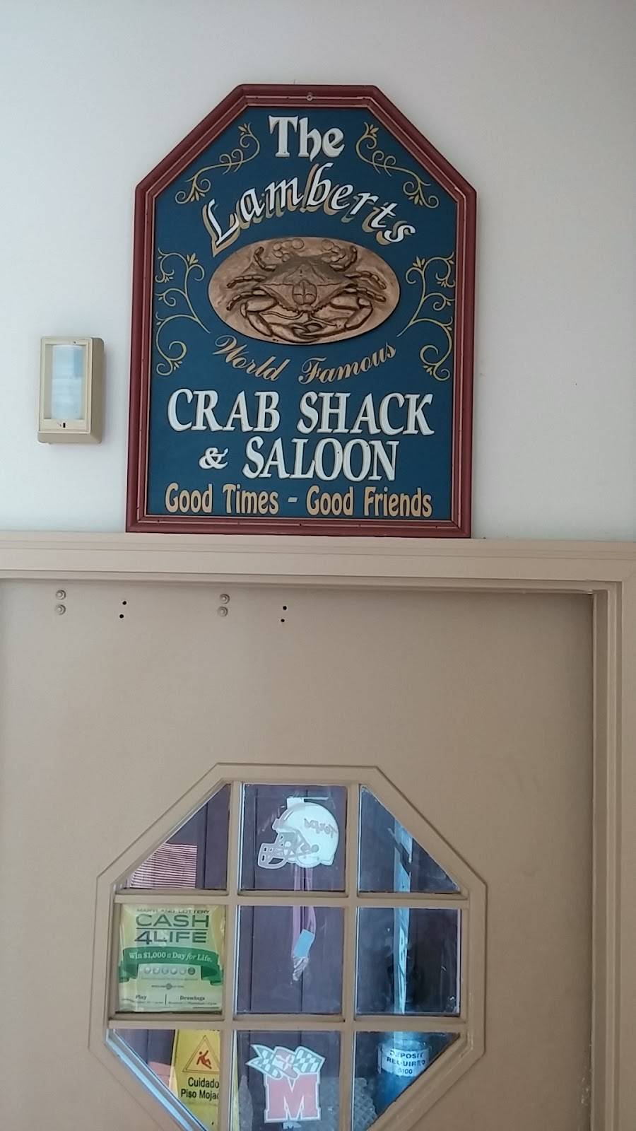 Lambert Seafood | restaurant | 10825 Lanham Severn Rd, Glenn Dale, MD 20769, USA | 3012622206 OR +1 301-262-2206