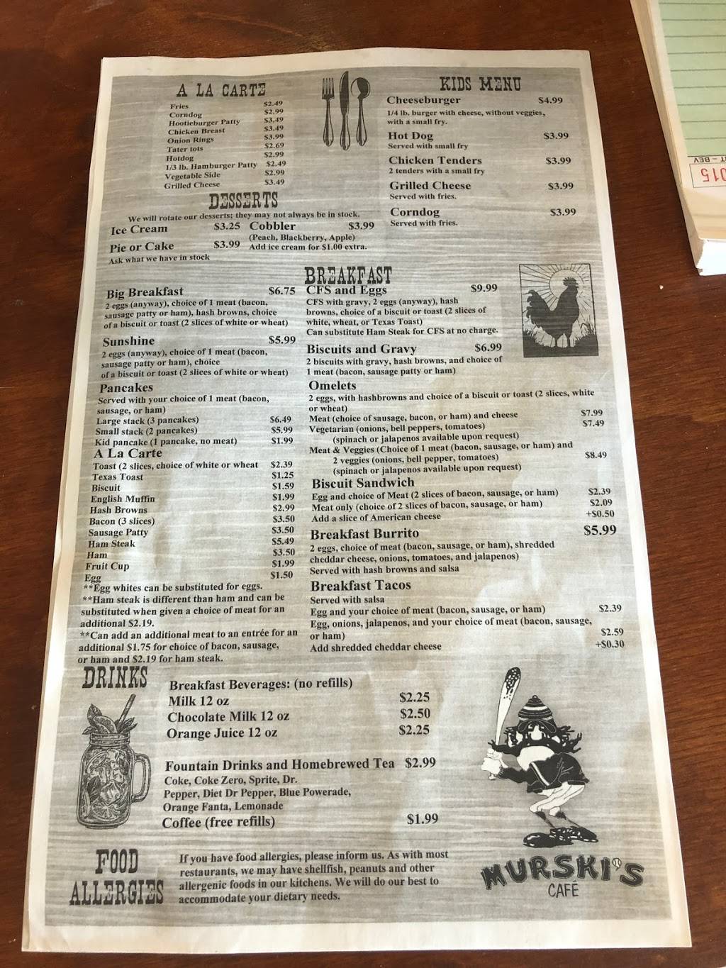 Murskis Cafe | restaurant | 315 FM 1375, New Waverly, TX 77358, USA | 9364395039 OR +1 936-439-5039