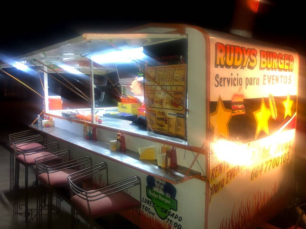 Rudys Burger | restaurant | Llantas mora, Lucio Blanco, 22706 Rosarito, B.C., Mexico | 016647700103 OR +52 664 770 0103