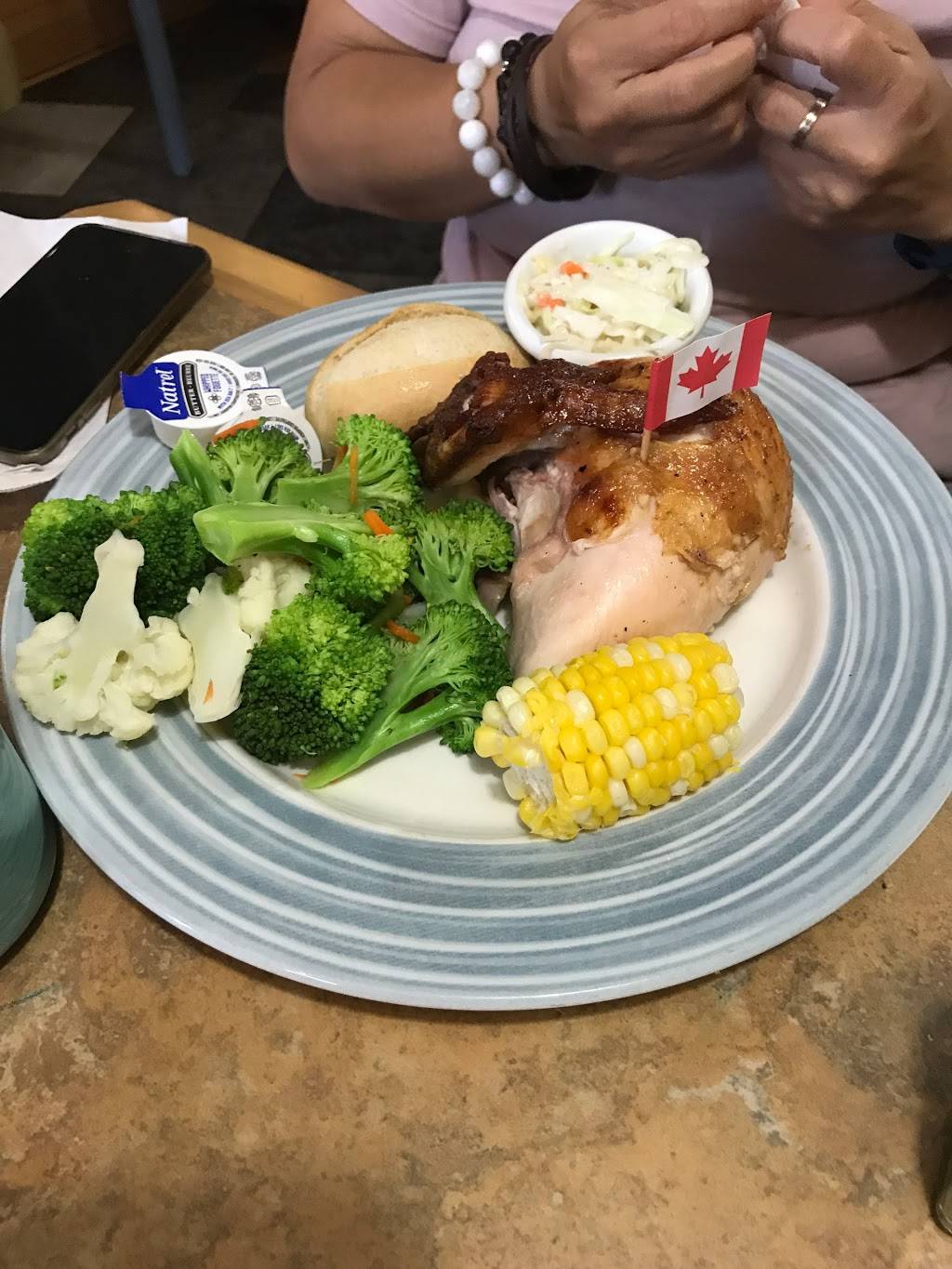 Swiss Chalet | restaurant | 734 Kingston Rd, Pickering, ON L1V 1A8, Canada | 9054227000 OR +1 905-422-7000