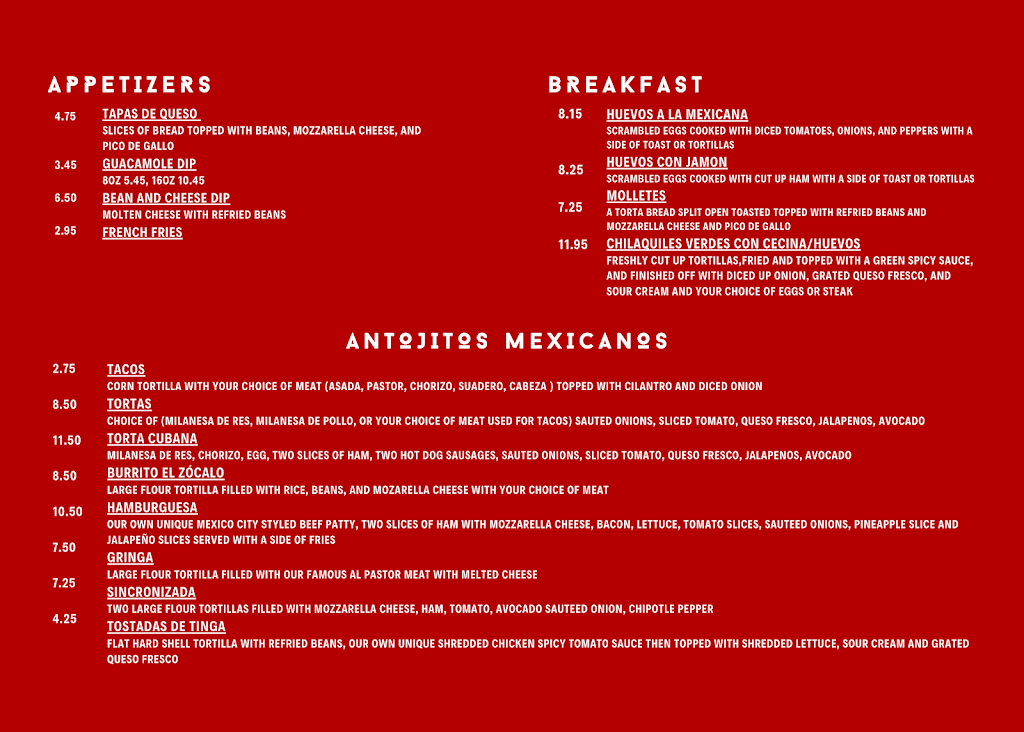 El Zocalo Authentic Mexican Cuisine | restaurant | 1100 Chicago Ave, Goshen, IN 46528, USA | 5745330330 OR +1 574-533-0330