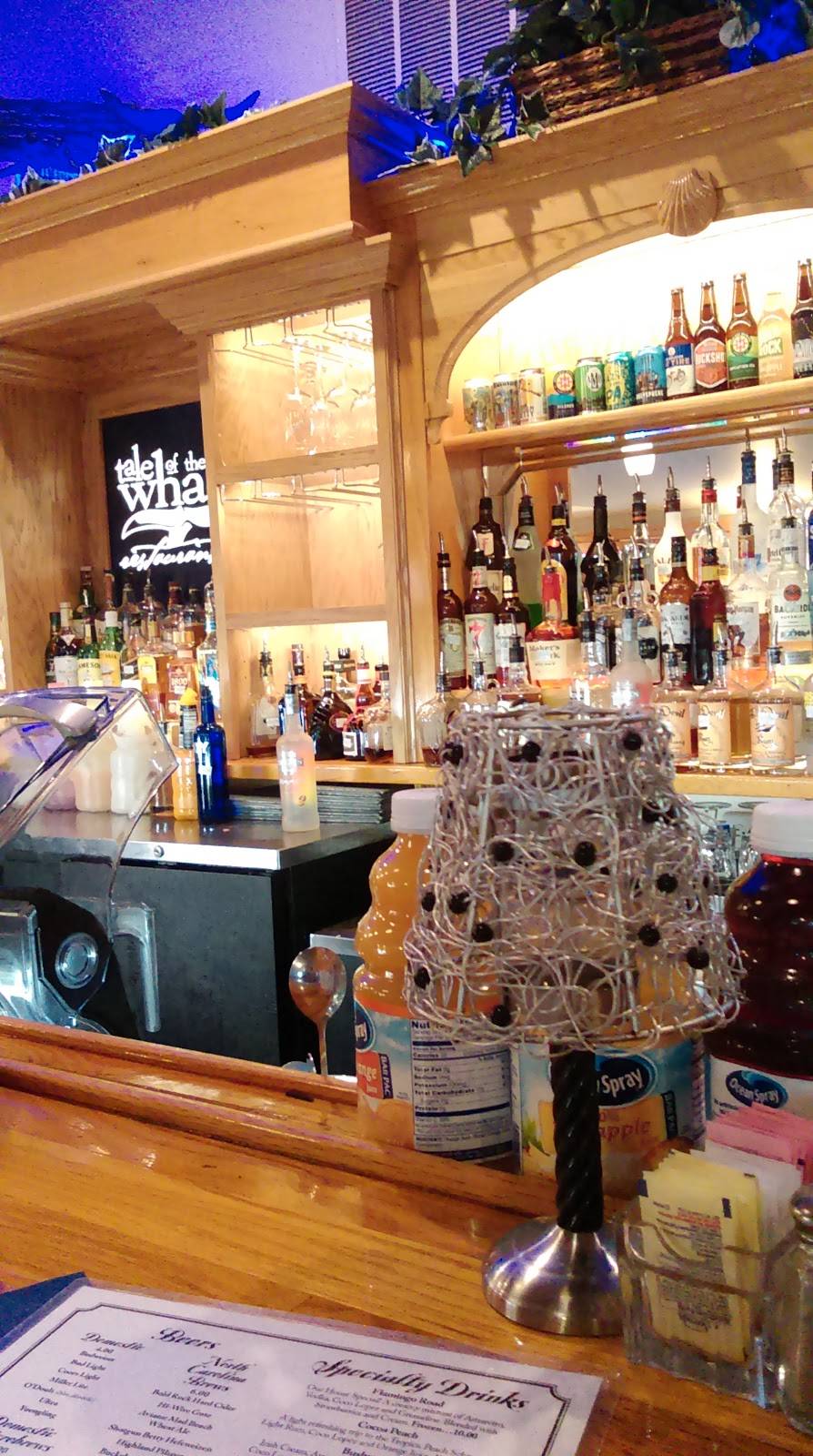 Tale of the Whale | restaurant | 7575 S Virginia Dare Trail, Nags Head, NC 27959, USA | 2524417332 OR +1 252-441-7332