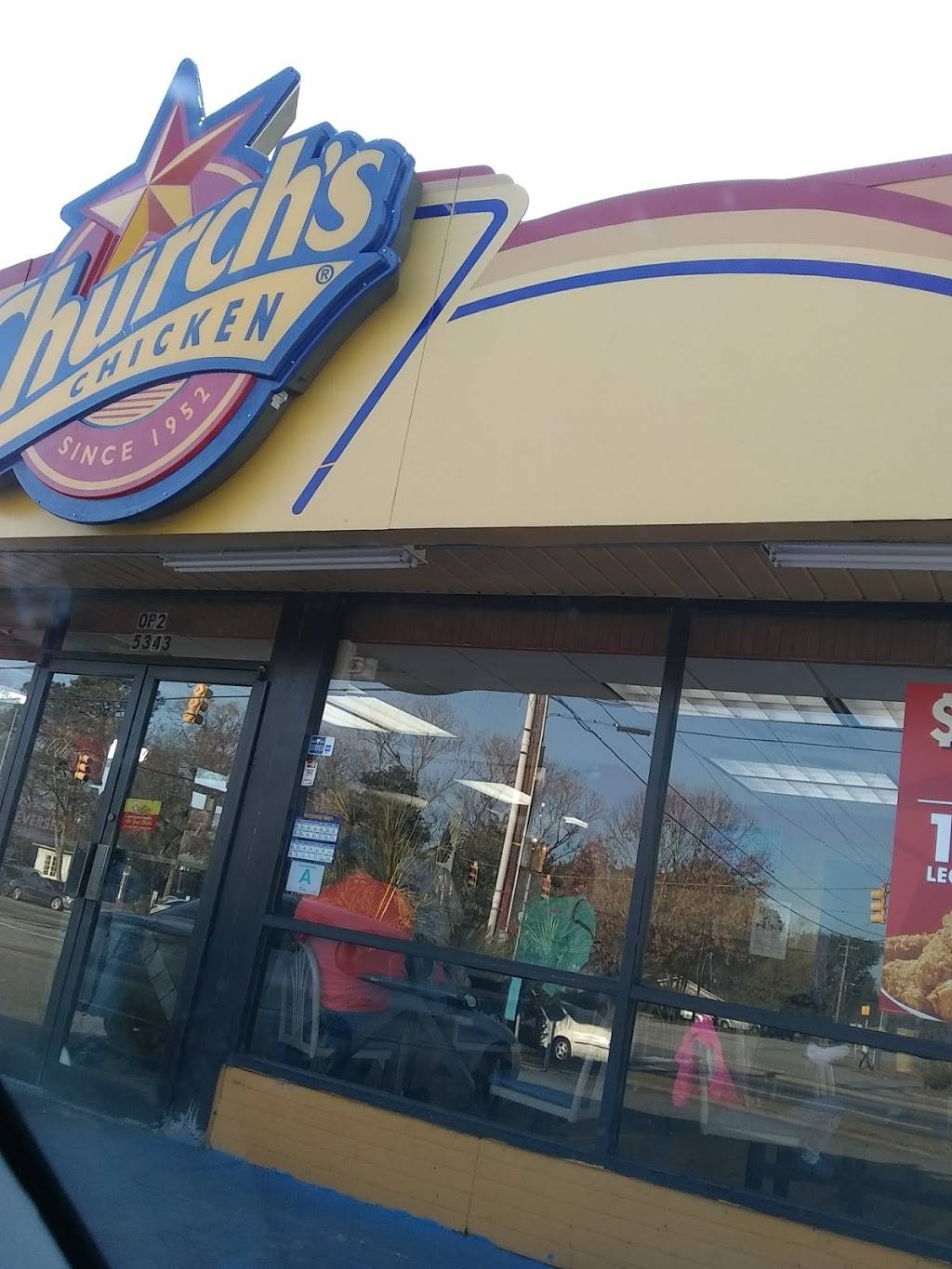 Churchs Chicken | restaurant | 880 N Church St, Spartanburg, SC 29303, USA | 8646416453 OR +1 864-641-6453