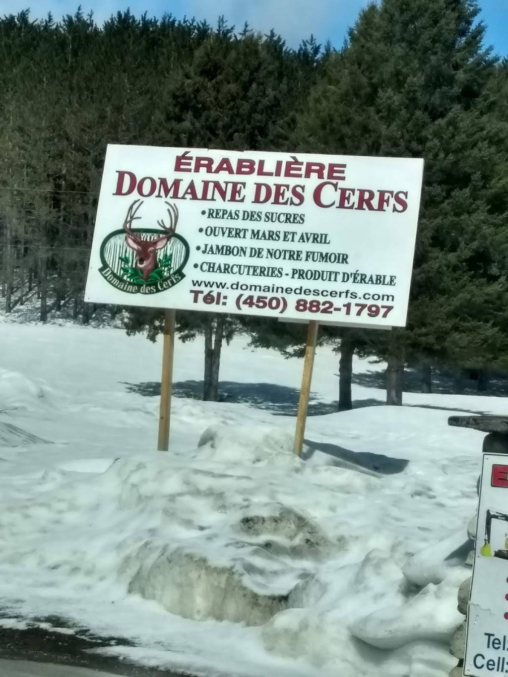 Domaine des Cerfs | restaurant | 3183 Chemin de lÉglise, Chertsey, QC J0K 3K0, Canada | 4508033183 OR +1 450-803-3183