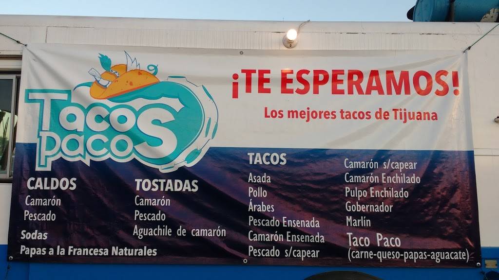 Tacos Paco | restaurant | Vía Rápida Ote. 7420, Rio Tijuana 3ra Etapa, 22226 Tijuana, B.C., Mexico | 016642383631 OR +52 664 238 3631