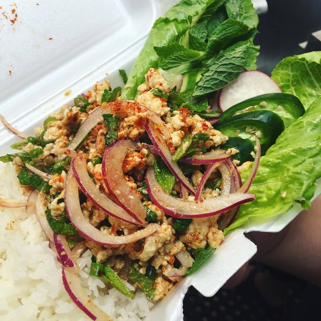 Flaming Basil Food Cart | restaurant | 43rd and, Woodland Ave, Philadelphia, PA 19104, USA | 2675952517 OR +1 267-595-2517