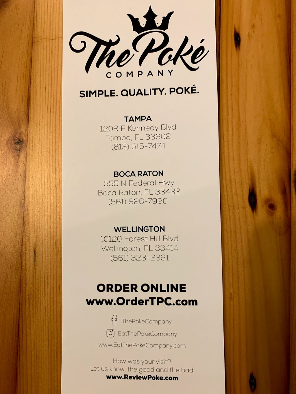 The Poké Company | restaurant | 1208 E Kennedy Blvd Suite 116, Tampa, FL 33602, USA | 8135157474 OR +1 813-515-7474