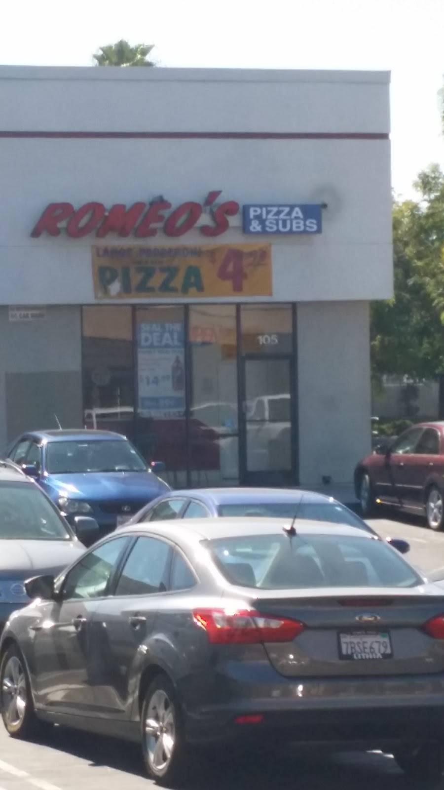 Romeos Pizza & Subs | restaurant | 3120 E Tulare Ave # 105, Fresno, CA 93702, USA | 5594851200 OR +1 559-485-1200