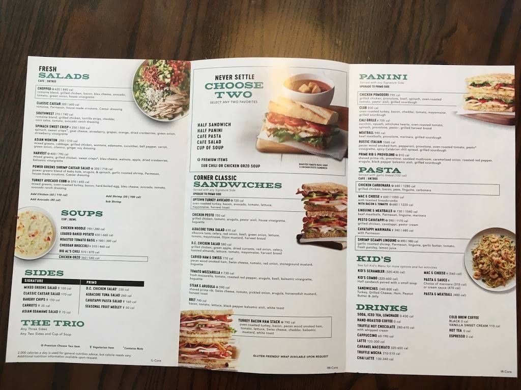 Corner Bakery Cafe | bakery | 1701 Market St 1st Floor, 6 Penn Ctr, Philadelphia, PA 19103, USA | 2155692533 OR +1 215-569-2533