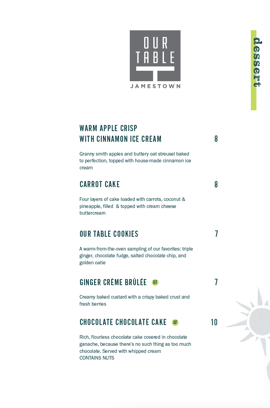 Our Table Jamestown | restaurant | 53 Narragansett Ave Suite 101, Jamestown, RI 02835, USA | 4015604069 OR +1 401-560-4069